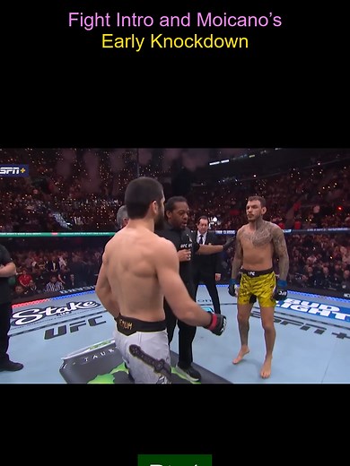 Moicano vs Islam Makhachev UFC322 Highlights: Knockdown & Takedowns