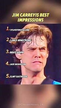 Jim Carrey’s Most Iconic Impressions: Top 5 Hilarious Moments #jimcarrey #youtube #trending #usa