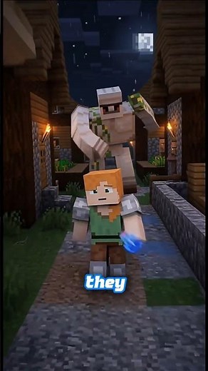 Why Iron Golems Protect Villagers, Not You #minecraft