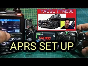 YAESU FTM500 APRS ,SET UP & MESSAGE