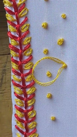knot stitch ....very easy | embroidery #embroidery #handembroidery