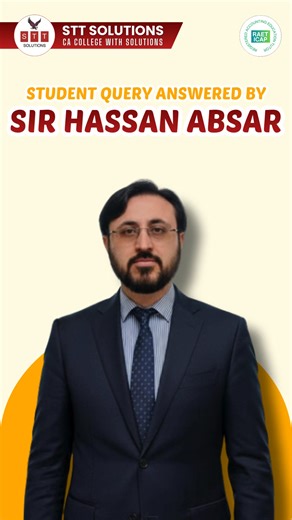 Sir Hassan Absar Answering Student Query 𝐀𝐈 & 𝐃𝐚𝐭𝐚 𝐀𝐧𝐚𝐥𝐲𝐭𝐢𝐜𝐬 – 𝐂𝐅𝐀𝐏 (𝙸𝚗𝚝𝚎𝚐𝚛𝚊𝚝𝚎𝚍 𝙼𝚘𝚍𝚞𝚕𝚎) April 2026 attempt ke liye abhi enroll karein! CFAP-6 ka mandatory prerequisite subject. 👨‍🏫 Sir Hassan Absar Internationally certified Data & AI expert 🛠️ Python | Kaggle | Power BI | Pandas 💰 Fee sirf 10,000 📞 Details ke liye call karein: 92-347-2655906 | STT Solutions