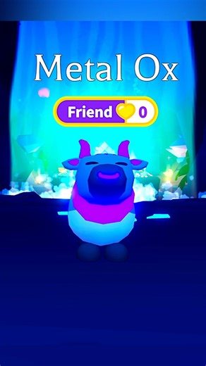 Metal Ox Knows He’s BEAUTIFUL!! #adoptme #roblox