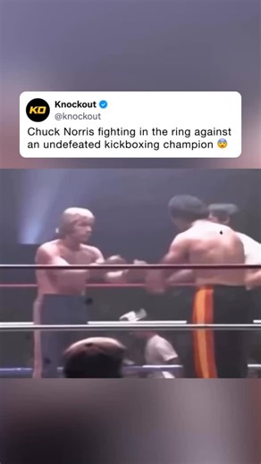 Chuck Norris was only 8 years old in this video. (DM us for credit or removal!) #chucknorris #knockout | Knockout - #1 Page for Fight Fans