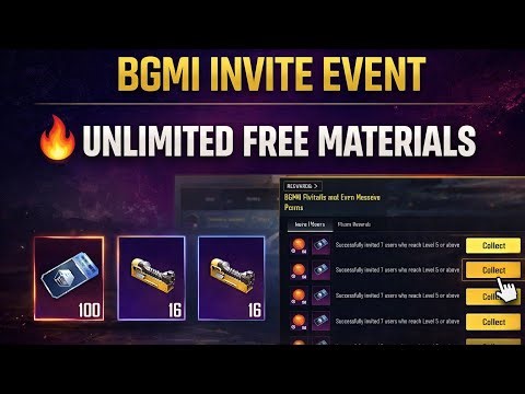 BGMI INVITATION EVENT / HOW TO GET INVITATION TOKEN IN BGMI / INVITE FRIENDS AND EARN MASSIVE POINT