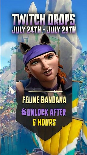 TWITCH Drops CAT EARS in the Sea of thieves?!