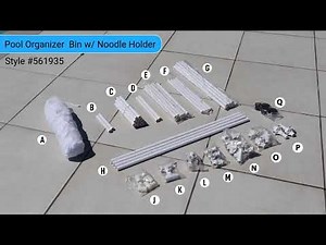 Style# 561935: Essentially Yours Pool Storage Equipment Organizer Holder (Tutorial)
