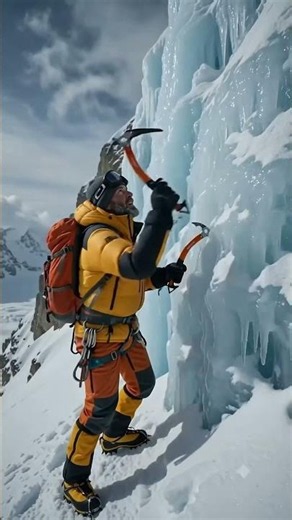 POV: Climbing a Vertical Ice Wall to Reach Denali's Summit