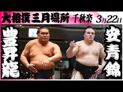 大相撲 豊昇龍ー安青錦＜令和８年三月場所・千秋楽＞SUMO