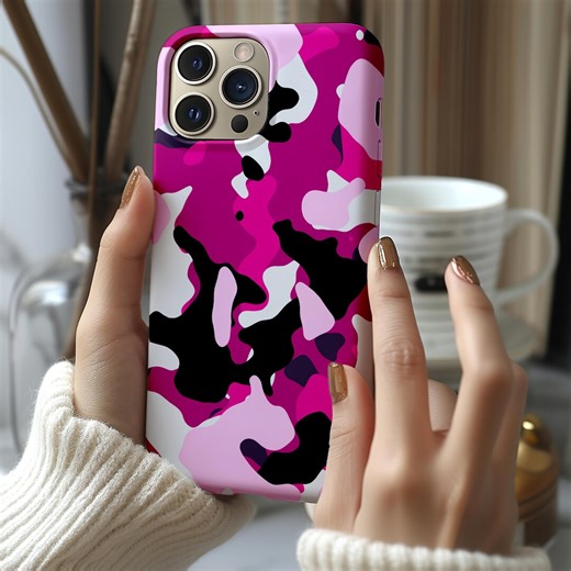 Buy Pink Camo Phone Case: Stylish Tough Camouflage Cover Online in India - Etsy