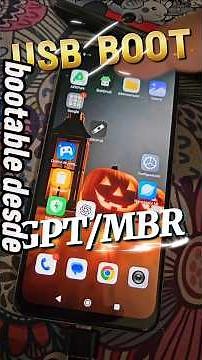 How to format a USB flash drive from an Android phone to MBR or GPT #windows #android