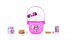 Disney Junior Minnie Mouse Fab Food Bucket, 25-Pieces, Pretend Kitchen Playset Baby and Toddler Toys
