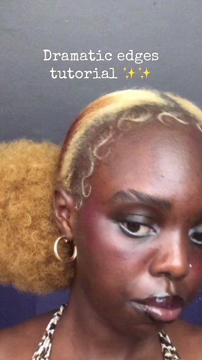 Dramatic Edges Tutorial for Natural Hair