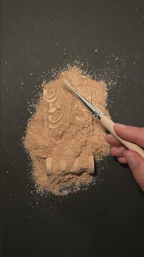 Stopmotion short with wooden ornaments