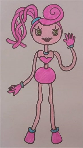 Mommy Long Legs Drawing from Poppy Playtime Chapter 2 #poppyplaytime #mommylonglegs #drawing