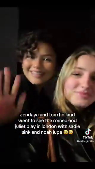Tom Holland and Zendaya were in London to watch their ‘SPIDER-MAN: BRAND NEW DAY’ co-star, Sadie Sink, perform in the theatre.