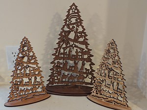 Large 15" Nativity Tree Stand - Etsy