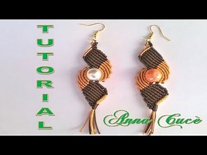 Tutorial macramè orecchini "Alma"/ Tutorial macramè earrings "Alma"/ Diy tutorial