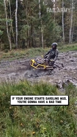 mud is fun #fails #funnyclips #fourwheeler | FailArmy