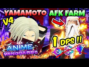 1 DPS! INSANE DANTE SOLO AFK FARM & DESTROY Yamamoto Legend Stage in Anime Vanguards!