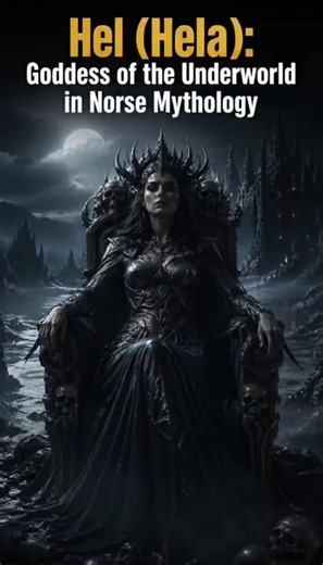 Hel (Hela): Goddess of the Underworld in Norse Mythology #ai #mythology #helheim