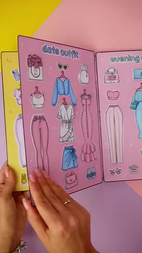Paper Doll Clothes Set | Cute Outfits for Kids