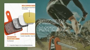 AGPTEK Bike Brake Pads, High-Performance Brake Pads, Disc Brake Pads & Spring (Semi-Metallic&Resin) for Mountain Bike Disc Brakes,Bike Pads Compatible with TRP Tektro Shimano Deore Br