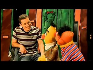 Rove visits Bert and Ernie on the set of Sesame Street, New York (2007)