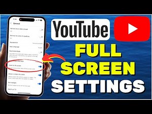 How To Change YouTube Full Screen Settings (2024)