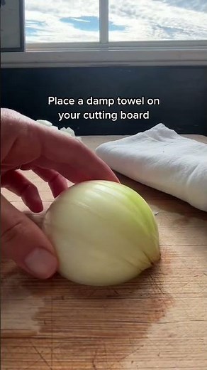 Onion Cutting Hacks That Save Your Tears #shorts