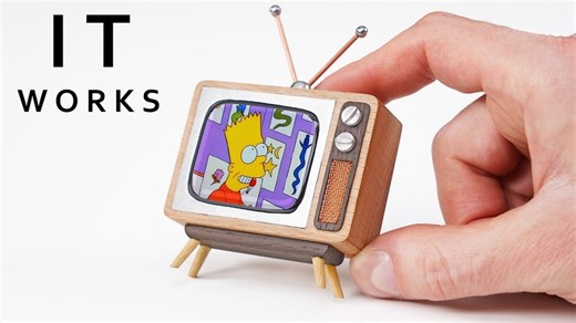 1.7M views · 32K reactions | Epic World's Smallest TV  #diy #doityourself #tv | The Q | Facebook