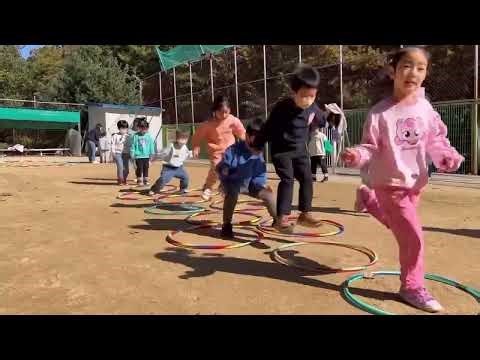 예린유치원 만4세 훌라후프 놀이
