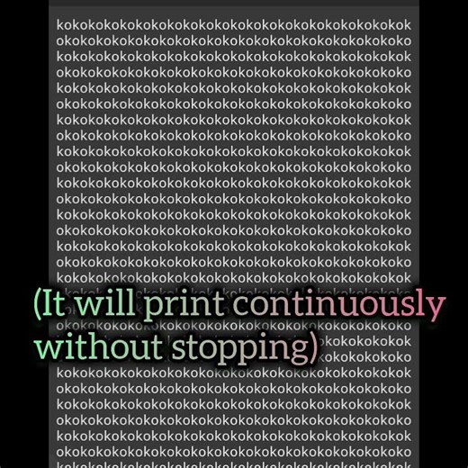 📈💻This code is used when we want a loop that runs continuously (infinite loop).