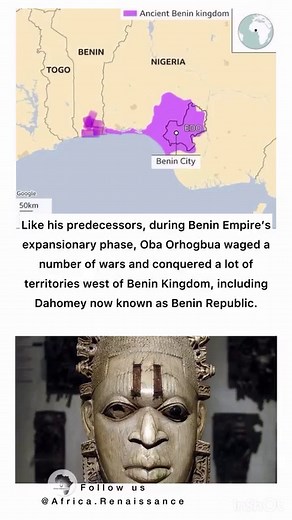 The Connection Between The Great Benin Kingdom 🇳🇬 & Republic of Benin 🇧🇯 (French: République du Bénin), and formerly Dahomey The presence of two territories named “Benin” in Africa, and a third if we consider The Bight of Benin, is not coincidental. According to African Oral History, Oba Orhogbua, the 18th Oba of Benin around 1550AD, played a pivotal role. During the expansion of the Benin Empire, Oba Orhogbua conquered territories west of Benin Kingdom, including Dahomey (now Benin Republic
