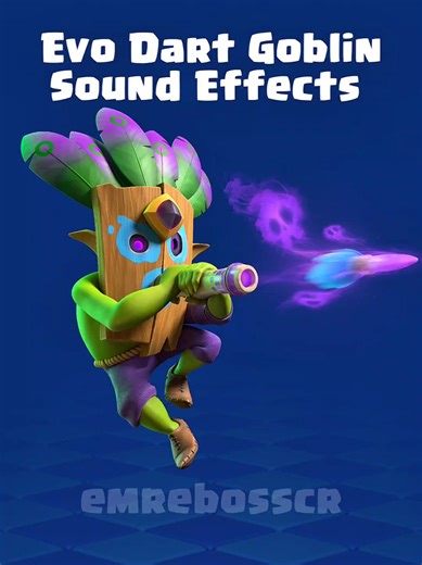 Evo Dart Goblin Sound Effects -Clash Royale #clashroyale #clashroyaledaily #dartgoblin #sfx #viral