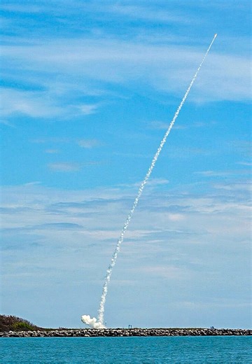 Mysterious military missile launches from Cape Canaveral Space Force Station