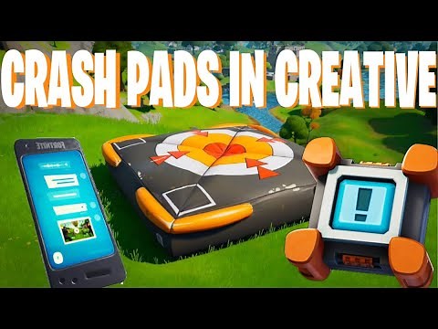 How To Get *NEW* CRASH PADS In Fortnite Creative!