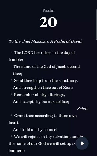 Psalm 20. Read out loud. proclaim it. #christiantiktok #faith #fyp #christian #psalm