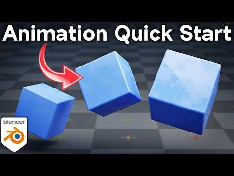 Animation Quick Start Guide for Absolute Beginners (Blender Tutorial)