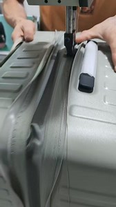 Luggage case sewing machine. | Ellen Lee