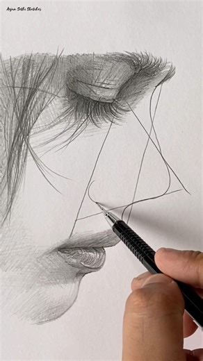 2.6M views · 18K reactions | Easy Nose drawing technique 勞 | Arjun sethi sketches | Facebook
