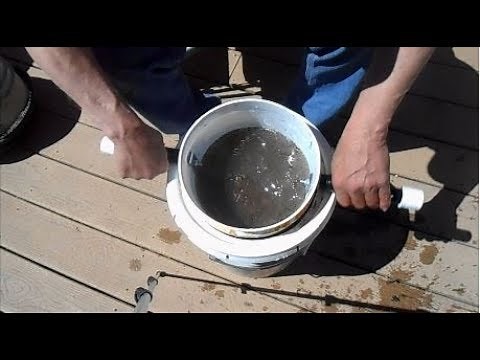 DIY Bucket Classifier with Handles For Classifying Wet Material