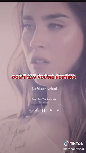 Don't Say You Love Me - Fifth Harmony | R&B Pop Love Song