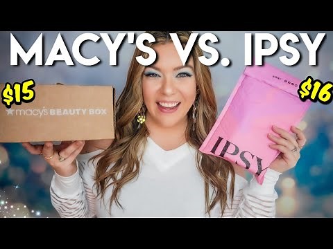 Ipsy Original Vs. Macy's Beauty Box January 2026 | SUBSCRIPTION BOX UNBOXINGS