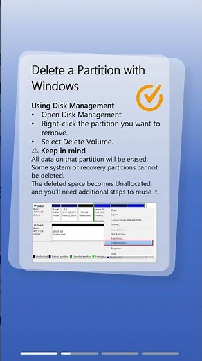 How to Delete a Partition without failing！