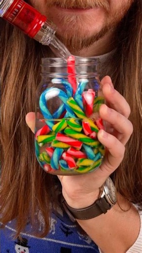 I left Warheads Candy Canes in Vodka for a week