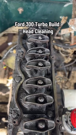 578K views · 8.7K reactions | Turbocharging Ford 300 build : Cleaning Cylinder before reinstalling it with ARP Head studs #ford300 #f100 #classictruck #ford #inline6 #turbo | Gilk The Great | Facebook