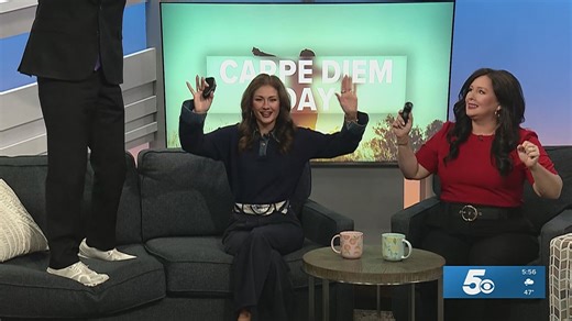 5NEWS Meteorologist Danny Cassidy takes advantage of Carpe Diem Day