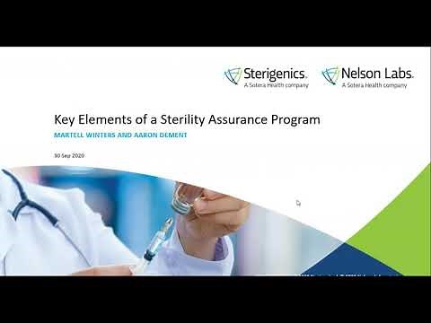 Key Elements of a Sterility Assurance Program