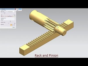Rack and Pinion - Motion Simulation (Video Tutorial)--Siemens NX